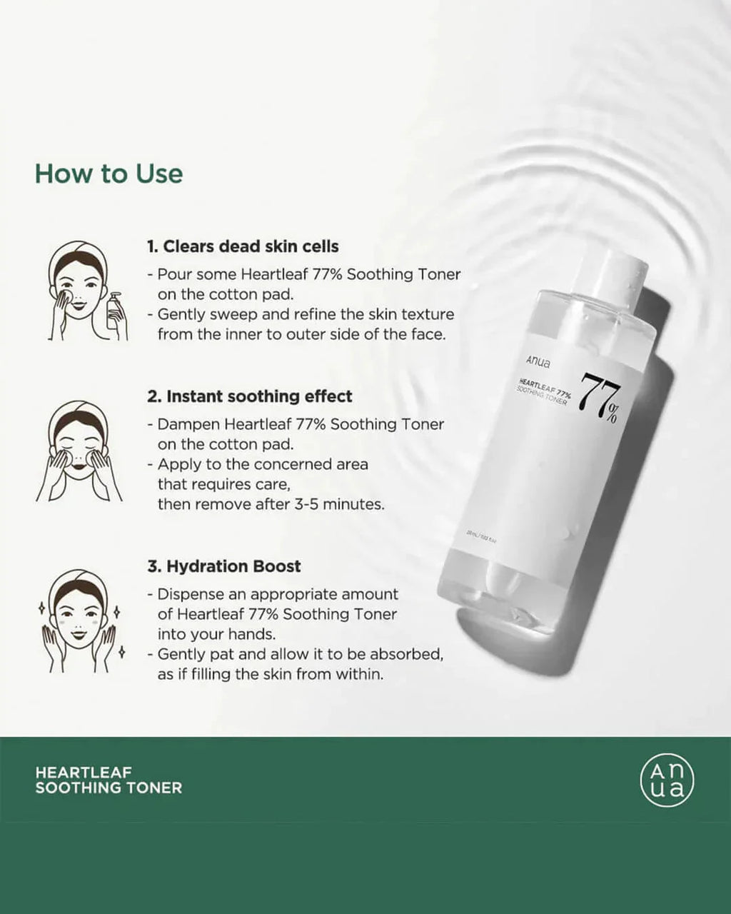 Heartleaf 77% Soothing toner