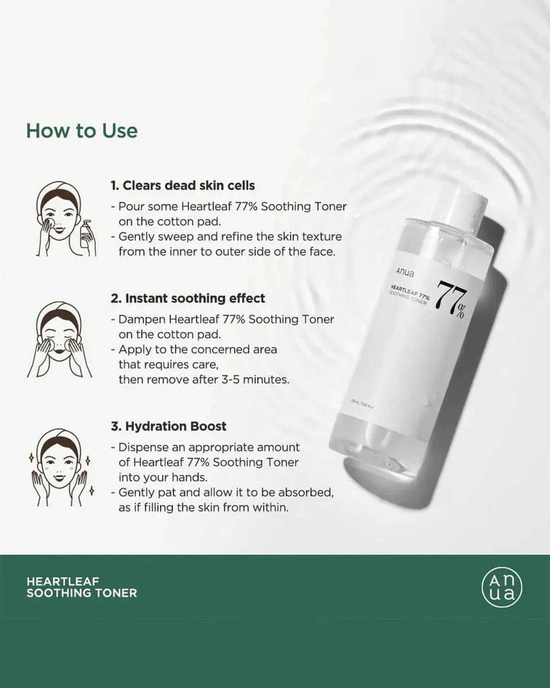 Heartleaf 77% Soothing toner